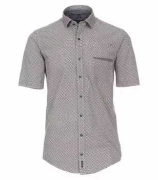 Рубашка CASAMODA с короткими рукавами "Повседневная рубашка CASAMODA с короткими рукавами и принтом ", синий