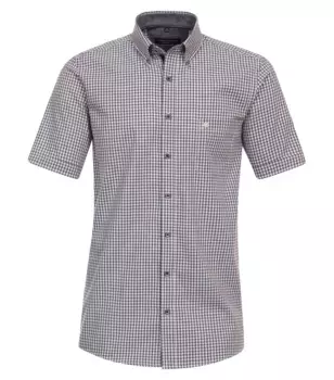 Рубашка CASAMODA с короткими рукавами "Повседневная рубашка CASAMODA с короткими рукавами в клетку ", красный