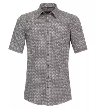 Рубашка CASAMODA с короткими рукавами "Повседневная рубашка CASAMODA с короткими рукавами и принтом ", желтый