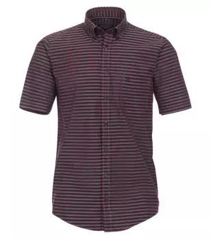 Рубашка CASAMODA с короткими рукавами "Повседневная рубашка CASAMODA с короткими рукавами в клетку ", красный