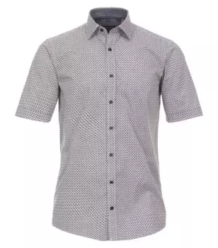 Рубашка CASAMODA с короткими рукавами "Повседневная рубашка CASAMODA с короткими рукавами и принтом ", синий