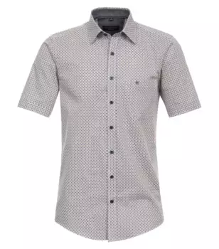 Рубашка CASAMODA с короткими рукавами "Повседневная рубашка CASAMODA с короткими рукавами и принтом ", желтый