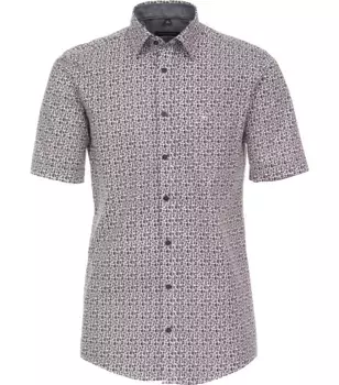 Рубашка CASAMODA с короткими рукавами "Повседневная рубашка CASAMODA с короткими рукавами и принтом ", синий