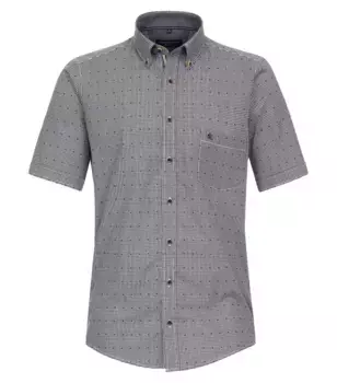 Рубашка CASAMODA с короткими рукавами "Повседневная рубашка CASAMODA с короткими рукавами в клетку ", синий