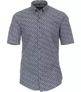 Рубашка CASAMODA с короткими рукавами "Повседневная рубашка CASAMODA с короткими рукавами и принтом ", синий