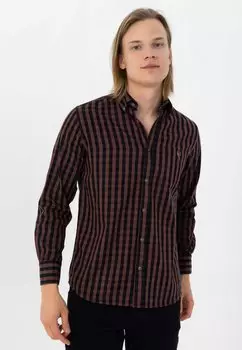 Рубашка Casual By Diess Collection, черно-коричневая