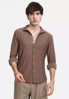 Рубашка CASUAL ESTEBAN Instafab, коричневый