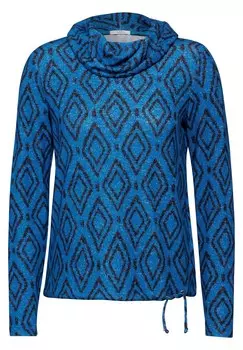 Рубашка CECIL, цвет Blue/Black