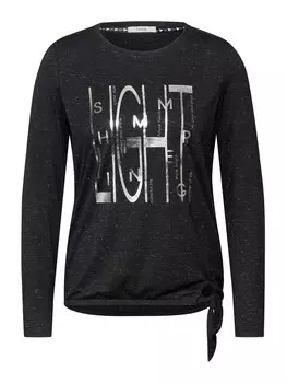 Рубашка CECIL, пятнистый черный