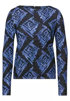 Рубашка CECIL, пятнистый синий