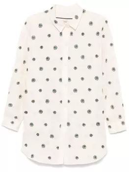 Рубашка Cecilia Alhaja Agua By Agua Bendita, нейтральный цвет