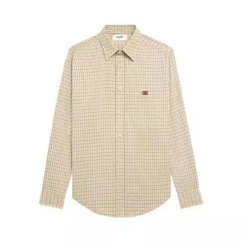Рубашка CELINE Loose Shirt Beige/Camel/Marron, желто-коричневый