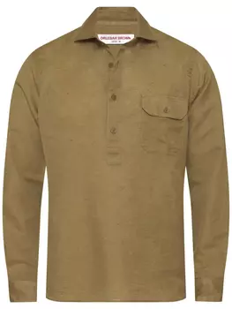 Рубашка Cesare Orlebar Brown, зеленый