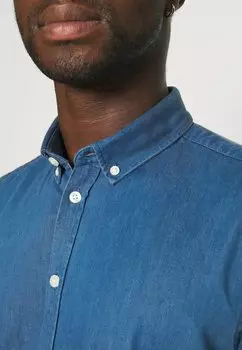 Рубашка Cfanton Casual Friday, джинсовая средне-синего цвета