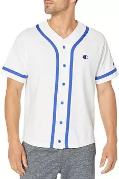 Рубашка Champion Braided Baseball Jersey, белый