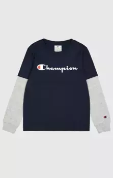 Рубашка Champion с длинными рукавами "Long Sleeve T-Shirt", цвет Nny/Noxm