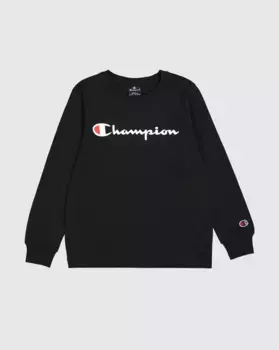 Рубашка Champion с длинными рукавами "Long Sleeve T-Shirt", цвет Nbk