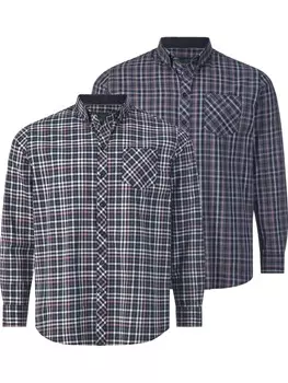 Рубашка Charles Colby, цвет dunkelblau kariert