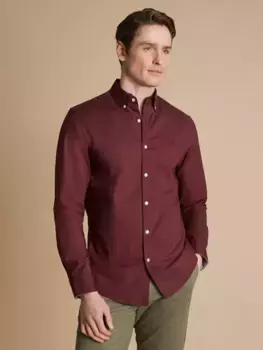 Рубашка Charles Tyrwhitt Cotton Regular Fit, цвет claret pink