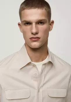 Рубашка CHATEL Mango, кремовый