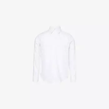 Рубашка Che из льна с закругленным подолом, белый