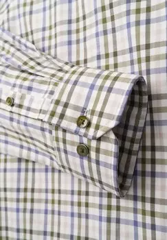 Рубашка CHECK bugatti, оливковый