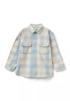Рубашка CHECK IN STRETCH United Colors of Benetton, цвет multicolor