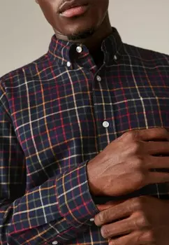 Рубашка CHECK REGULAR FIT Next, синий