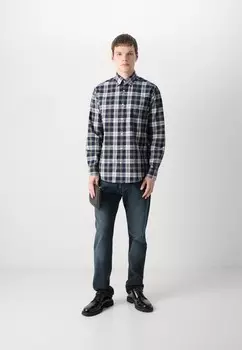 Рубашка CHECK SHIRT GANT, темно-синий