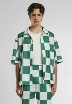 Рубашка CHECKE PROHIBITED, зеленый