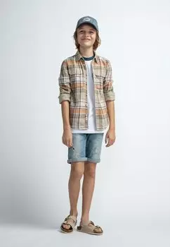 Рубашка CHECKED Petrol Industries, цвет desert orange