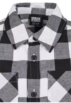 Рубашка CHECKED Urban Classics, черный