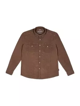 Рубашка Checker, коричневый