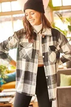 Рубашка - Черная - Oversize Olalook, черный