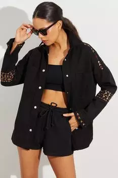 Рубашка – черная – стандартного кроя Cool & Sexy, черный