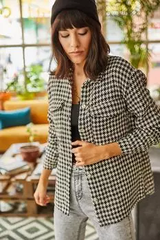 Рубашка – черная – стандартного кроя Olalook, черный