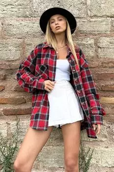 Рубашка – черная – стандартного кроя Trend Alaat Stili, черный