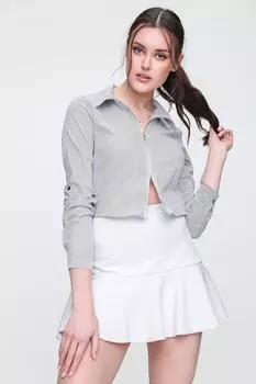 Рубашка – черная – стандартного кроя Trend Alaat Stili, черный