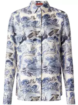 Рубашка Chika Altuzarra, синий