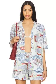 Рубашка Chlo Damson Madder с рисунком "праздник"