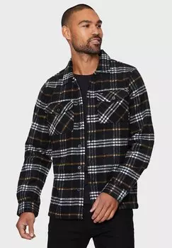 Рубашка Christopher Luxe Threadbare, цвет black check