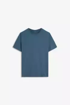 Рубашка Cinque с круглым вырезом "CIDANI", с тисненым логотипом, синий