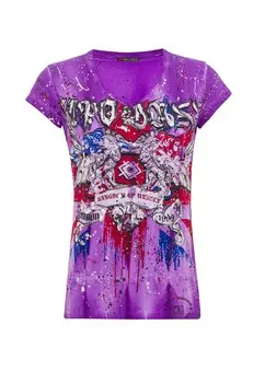 Рубашка Cipo & Baxx, фиолетовый