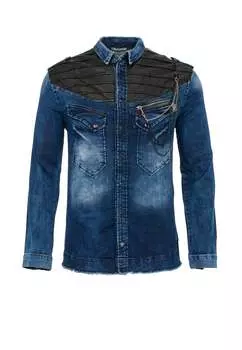 Рубашка Cipo & Baxx Jeans, синий