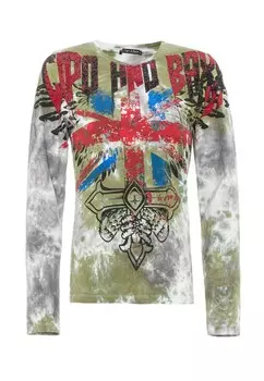 Рубашка Cipo & Baxx, смешанные цвета