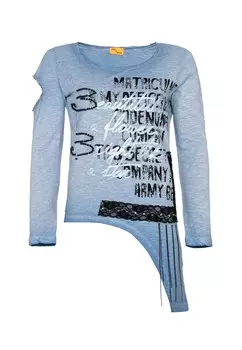 Рубашка Cipo & Baxx WL159, синий