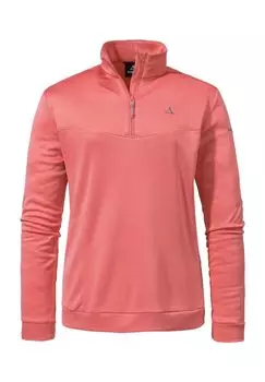 Рубашка CIRC с длинными рукавами Fleece Loop, влагорегулирующая, с защитным карманом, женская Schoffel, цвет Clasping Rose