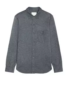 Рубашка Citizens of Humanity Channing Long Sleeve, цвет Navy Melange