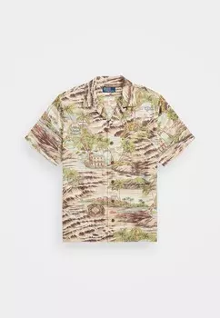 Рубашка CLASSIC FIT BEACH PRINT CAMP SHIRT Ralph Lauren, светло-коричневый