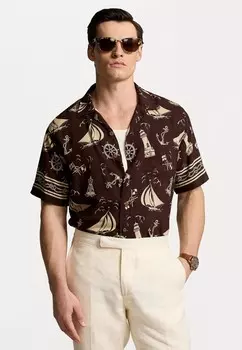 Рубашка CLASSIC FIT BEACH PRINT CAMP SHIRT Ralph Lauren, коричневый